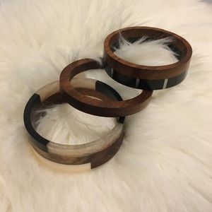 • Brown Bangle Set •